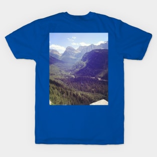 Mountains in Glacier National Park T-Shirt